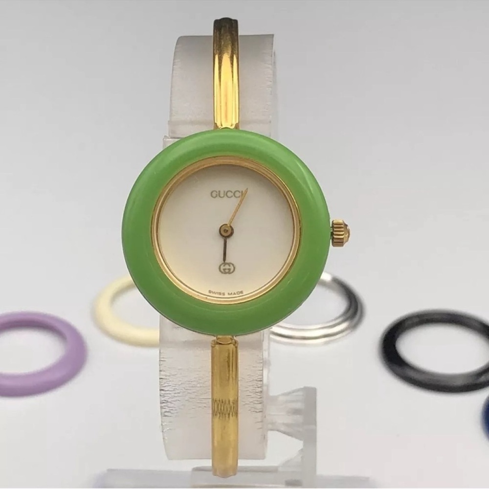 Gucci Luxury Statement Watch Vintage Highly Collectible - Picture 12 of 13